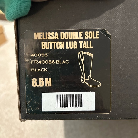 Frye Women’s Knee High Boot, Melissa double soul button lug tall, color black - Picture 5 of 5